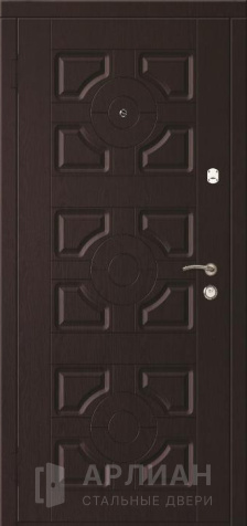 Фото №2 «Входная с терморазрывом дверь с стеклом и ковкой №49»