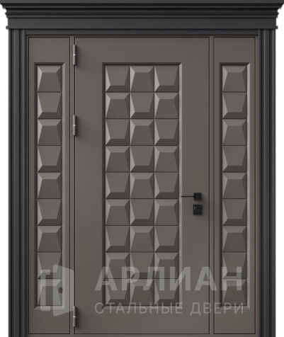 Фото «Элитная дверь в коттедж утепленная из массива дуба №423»